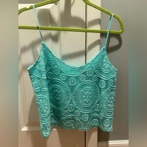 Rue21 Aqua Lace Camisole